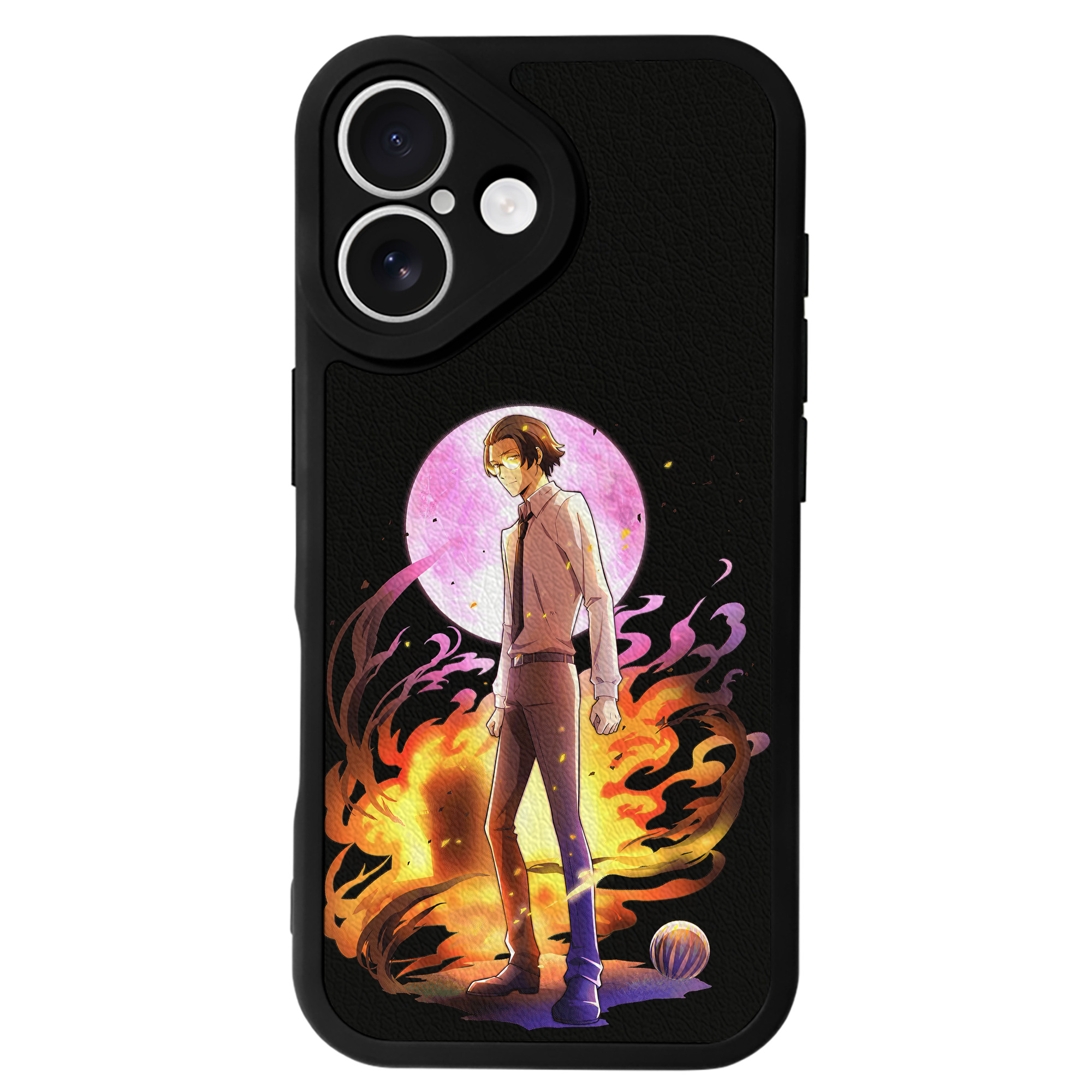 （画像用） 文豪ストレイドッグス Bungo Stray Dogs 【iPhone 16シリーズ対応】シリコンスマホケース（レザー調） 材質：シリコン